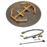 Octagonal Brass Burner/Circular Plate - CFBO140